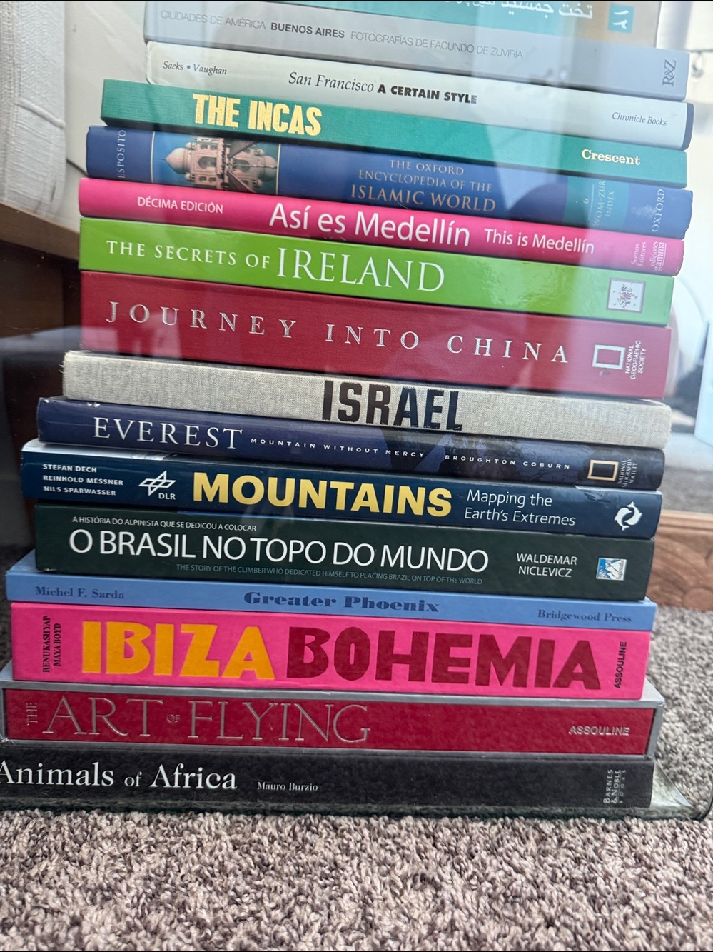 Assouline Ibiza Bohemia Hardcover in Pink & Yellow-Orange